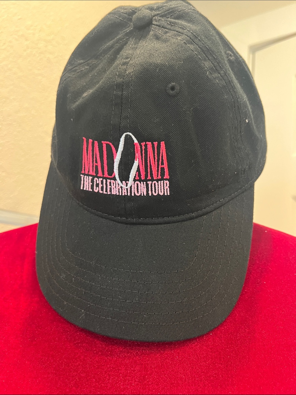 Madona 'The Celebration Tour' Black Baseball Cap